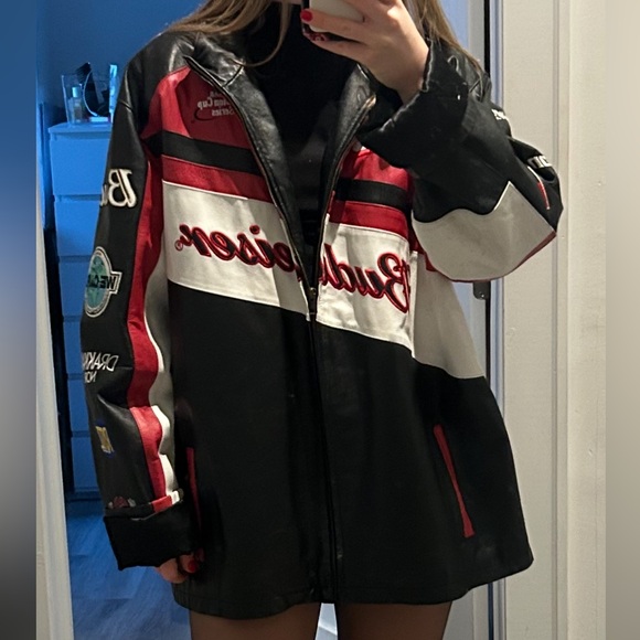 Budweiser Racing Leather Jacket - Picture 6 of 6